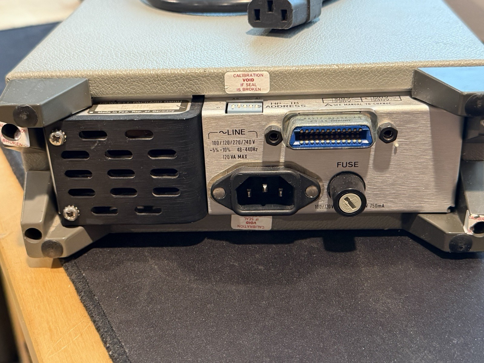 HP 8116A Pulse Function Generator 50MHz Hewlett Packard Working