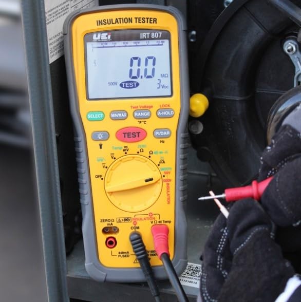 Uei IRT807 Insulation Resistance Tester 1000V AC/DC, Advanced Megohmmeter Measur