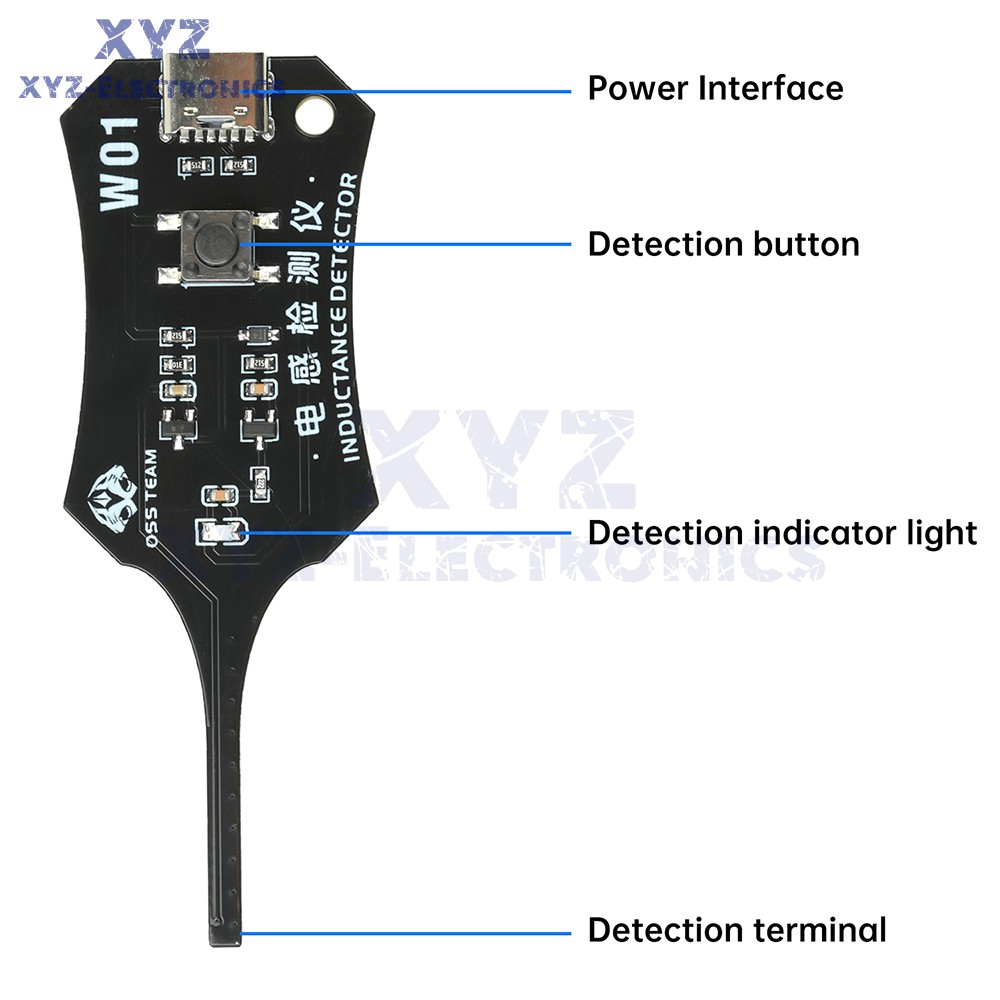Inductance Detector PC Repair Electromagnetic Induction Quick Fault Check Type C