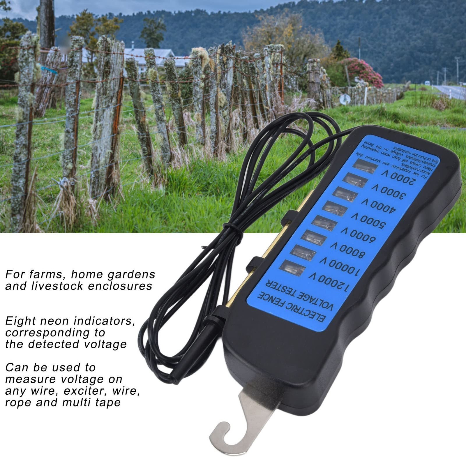 Electric Fence Voltage Tester, Electric Fence Voltage Tester Maximum 12 kV, F…