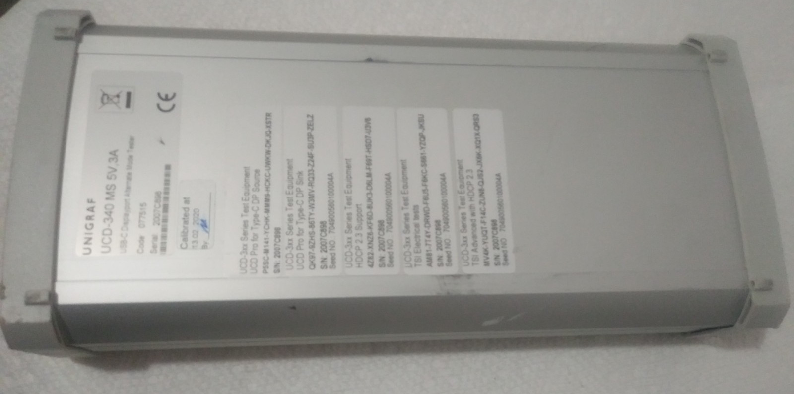 Unigraf UCD-340 USB-C Displayport Alternate Mode Tester