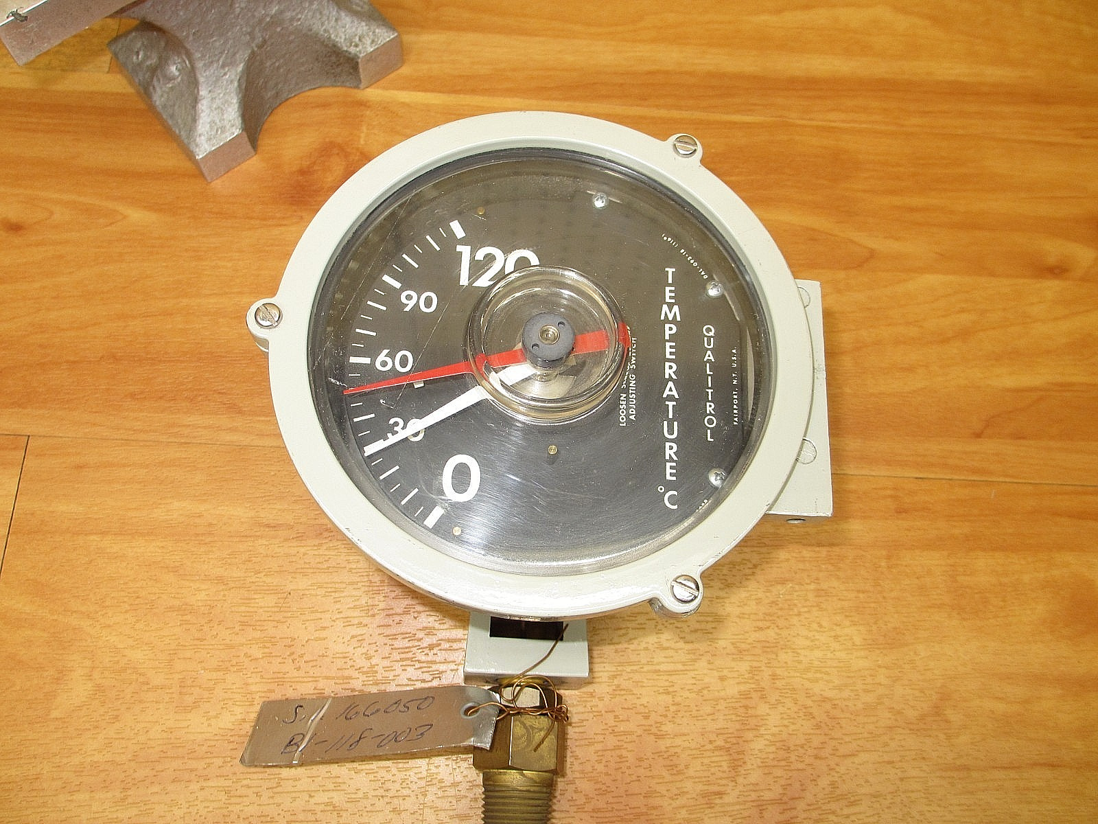 Qualitrol DAL-093-18 *NEW OLD STK* 0-120ºC Thermometer 166050 Temperature Gauge