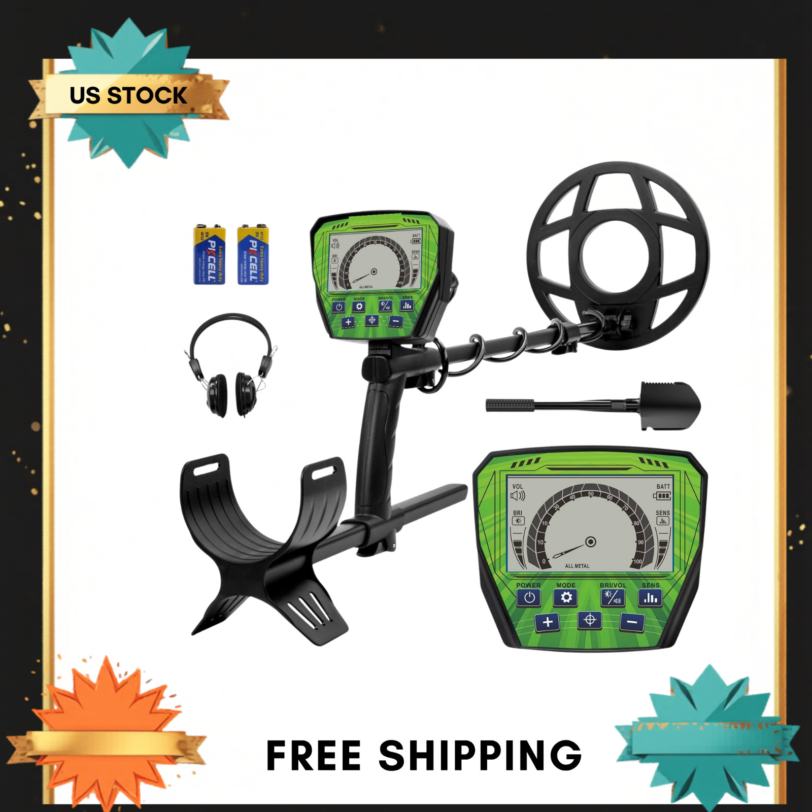 Metal Detector for Adults – High Accuracy, 4 Professional Modes