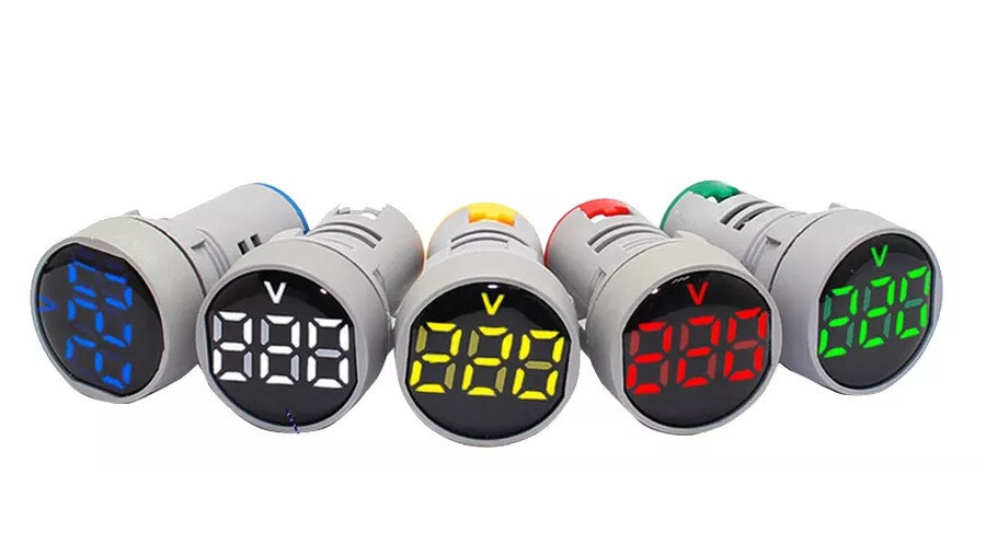 AC 20-500V LED Digital Voltage Meter 110V 220V Voltmeter Indicator (Red Color)