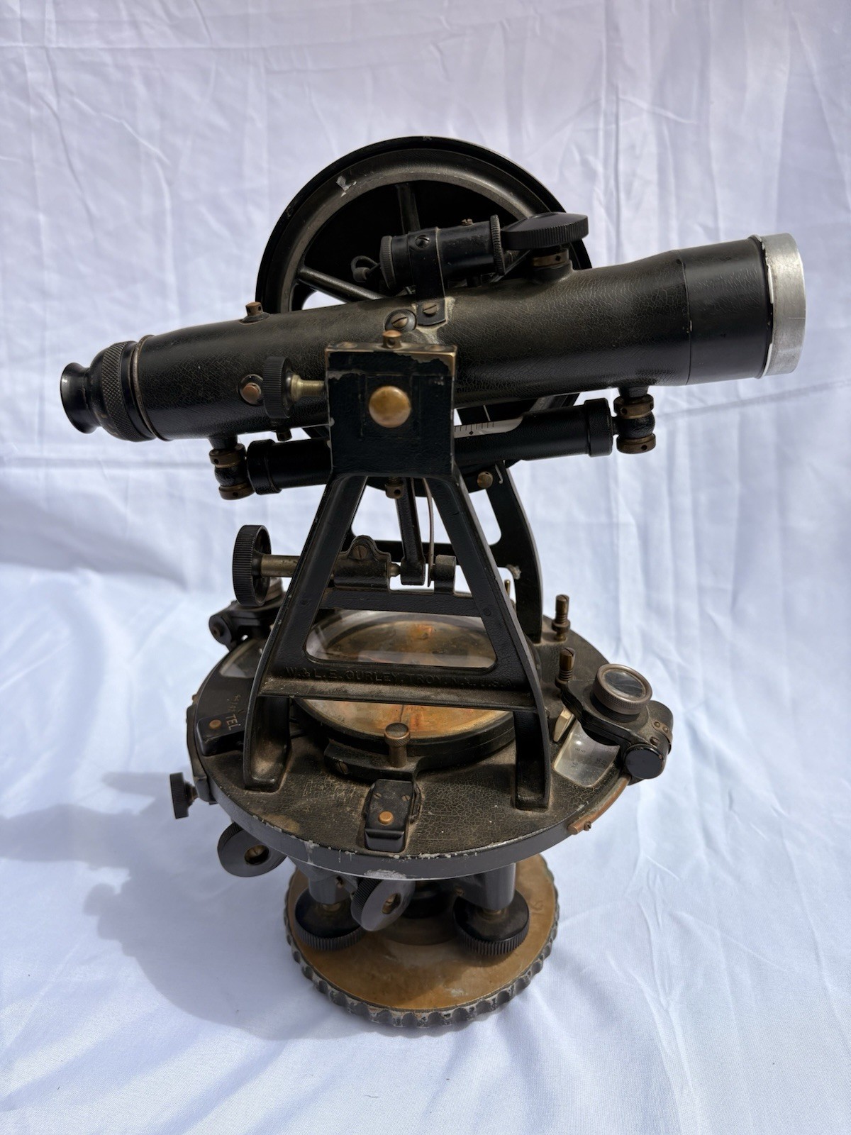 Vintage W. & L. E. Gurley Surveyor Transit Theodolite Troy NY Serial 441474