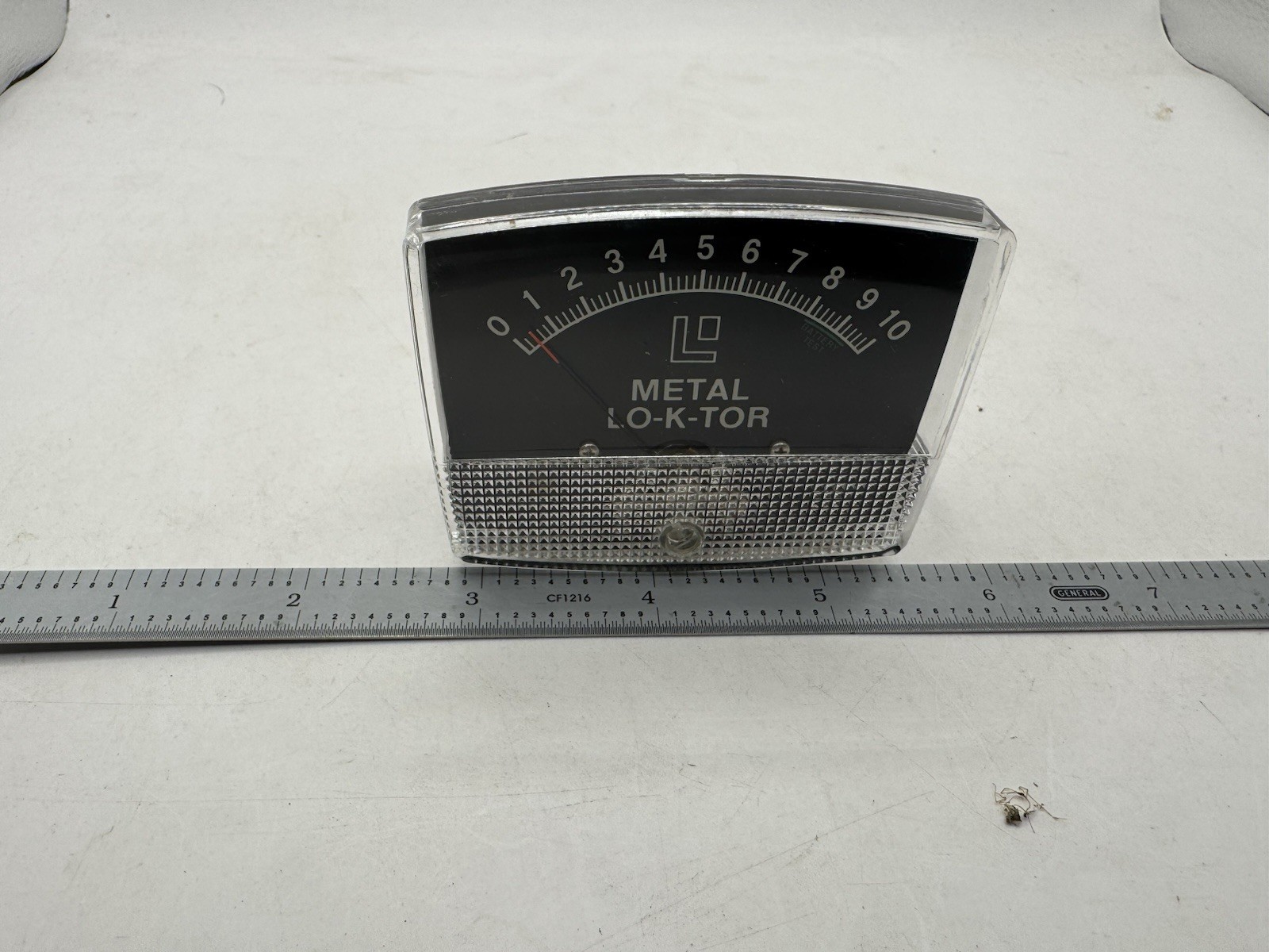 Vintage Lowrance Sonar Fish Lo-K-Tor Analog panel meter 0-10