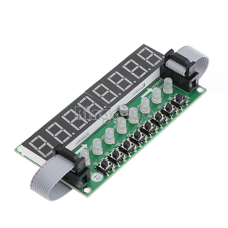 NEW 8x Digital Tube+8x Key+8x Double Color LED Module TM1638 For AVR Arduino