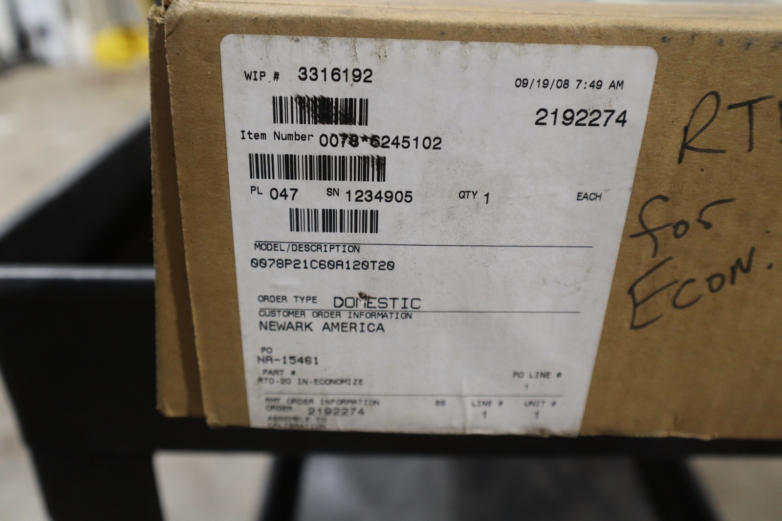 Rosemount 0078P21C60A120T20 Pressure Transmitter NEW IN BOX STOCK GF-180