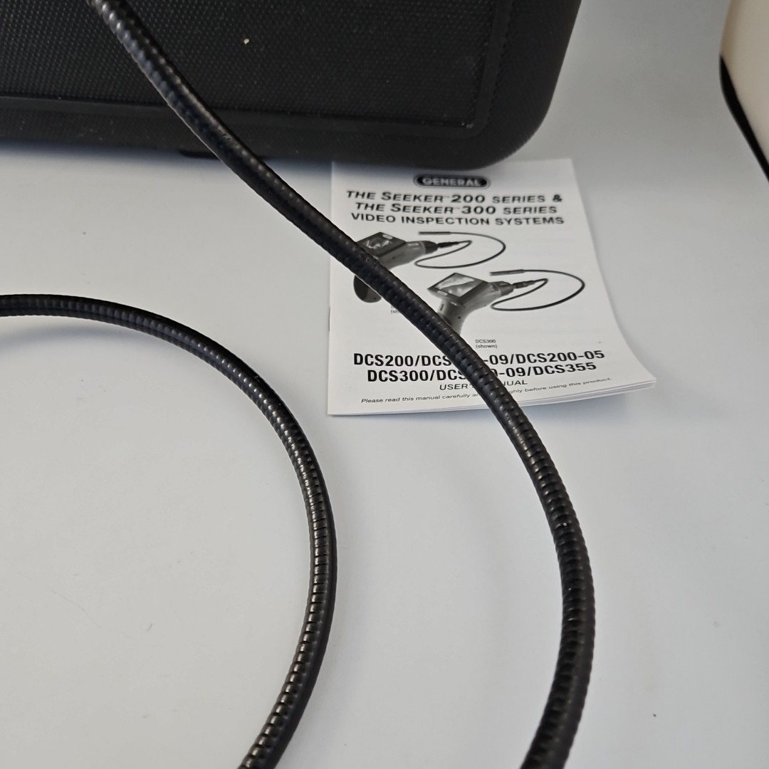 General – Camera Borescope 3.5 In. Screen & 9mm Probe DCS300-09