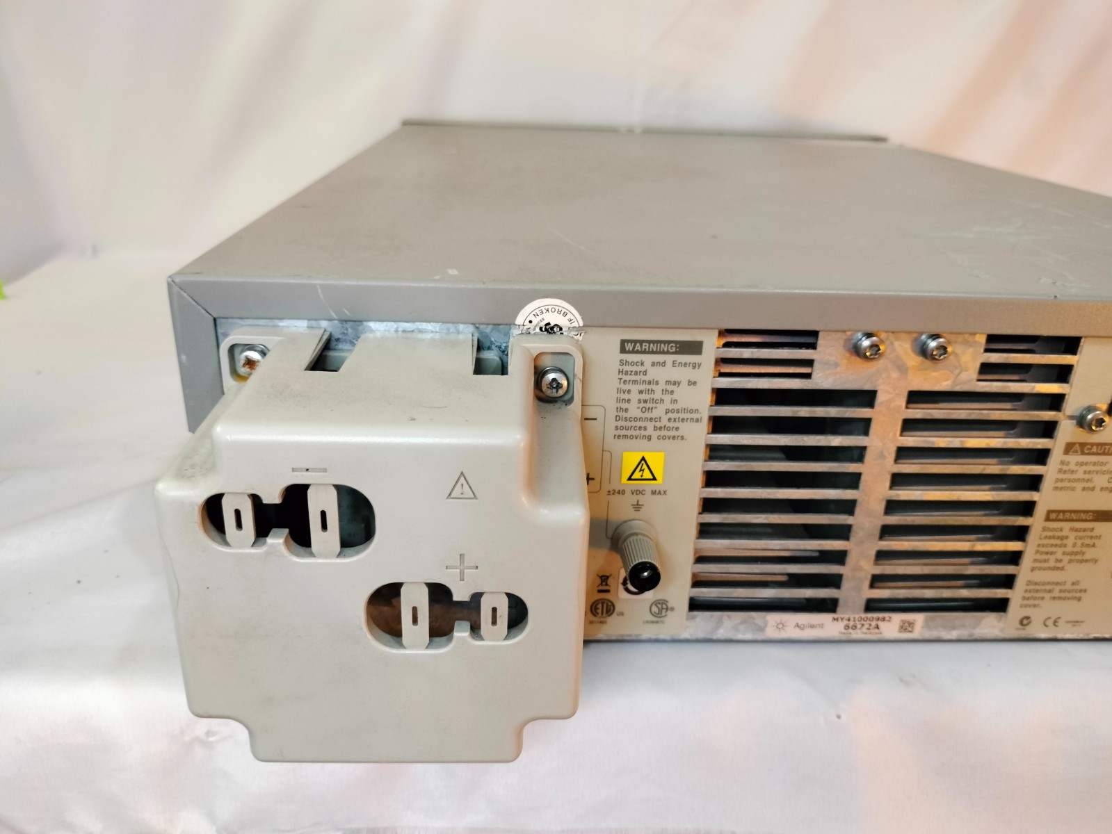 Agilent 6672A System DC Power Supply 0-20V/0-100A Made in Malaysia MY41000982