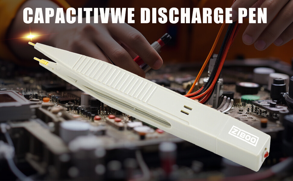 ZIBOO 1000V Portable Capacitor Discharge Pen High Voltage Quick Discharging Tool