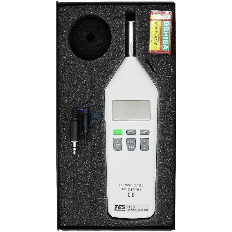 1PC NEW TES-1150 Digital Sound Level Meter（30 To 130dB) Warranty for One Year#
