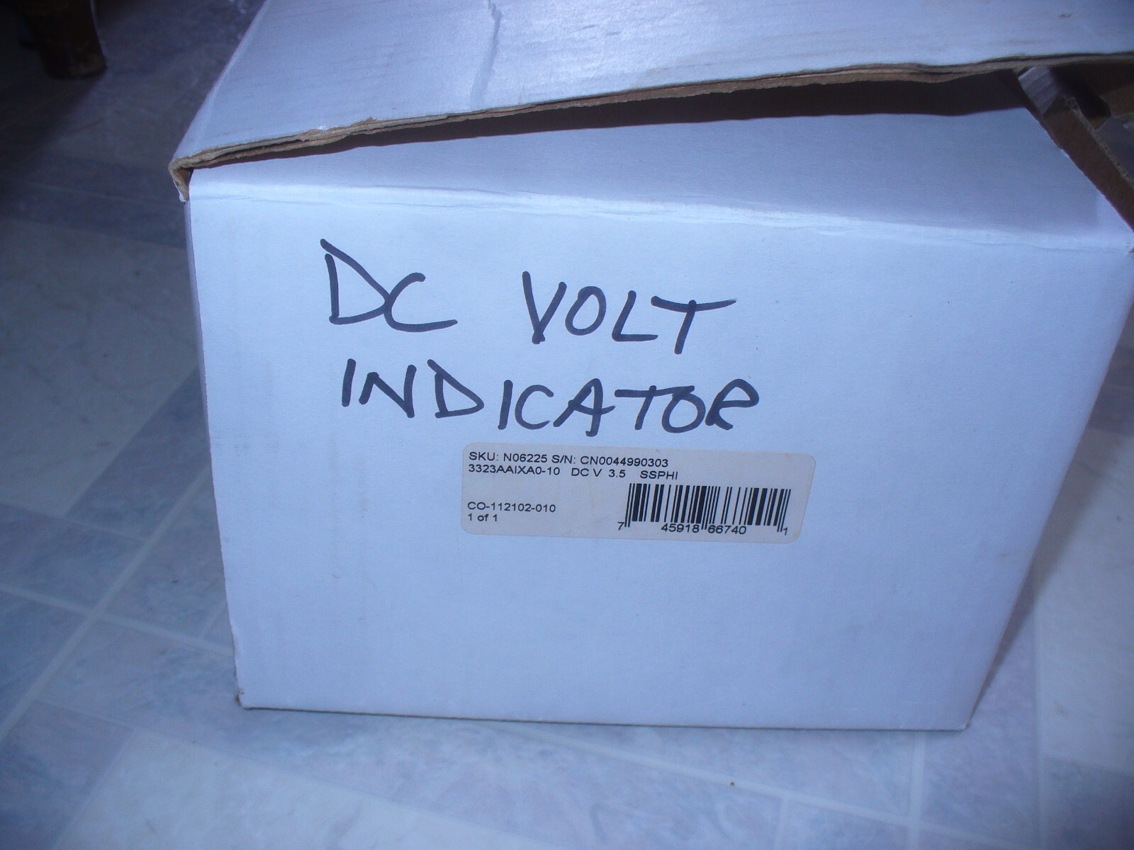 NEW Simpson DC Volt indicator model 3323 single set point controller
