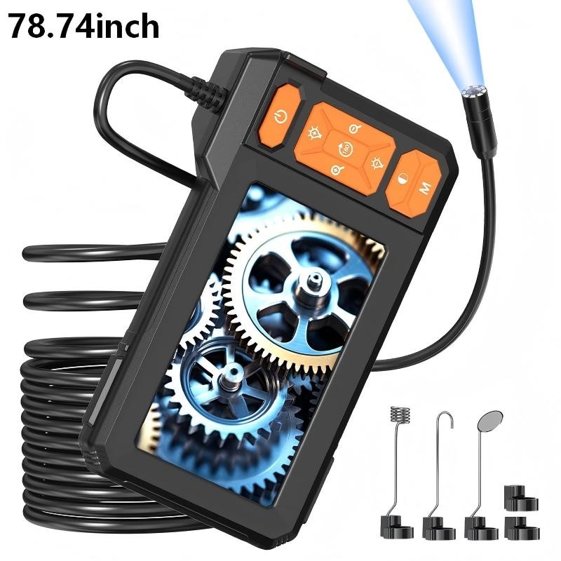 Endoscope Upgrade with Light Dual Lens 4.3 Inch IPS Screen with 8 LED lights