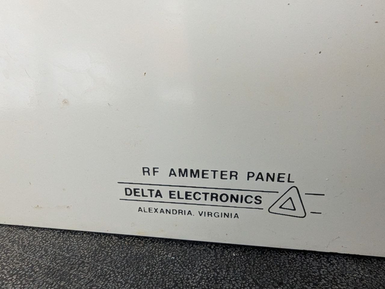 Vintage Delta Electronics EXMCP-3 RF Ammeter Panel 20A Broadcast Radio – RE