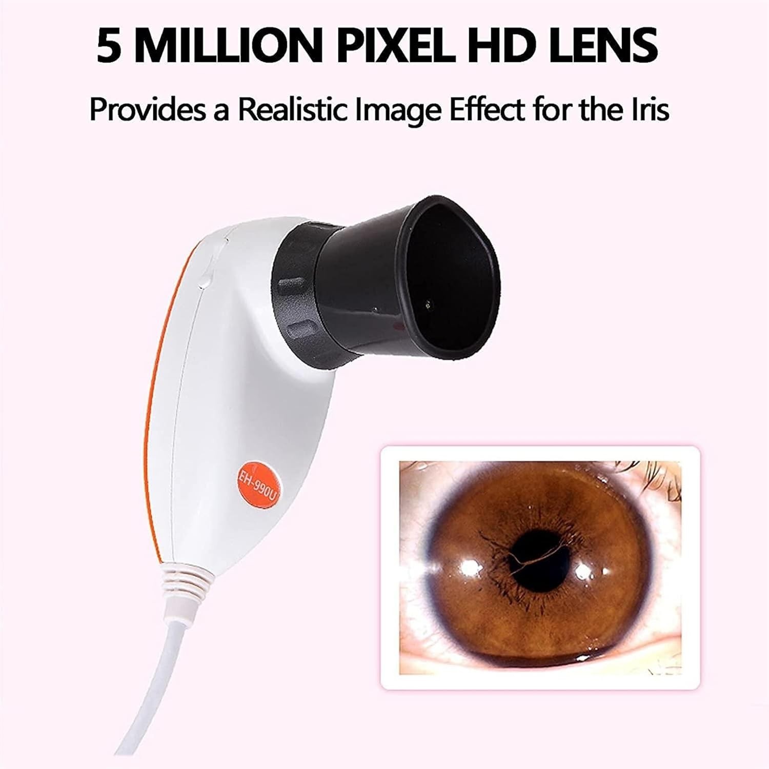 New 5.0MP USB Iriscope Iris Analyzer Iridology Camera with Iris English Software