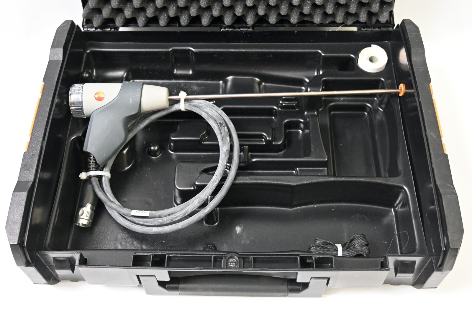 Testo 0600 9741 12 in. Compact Flue Gas Probe w/ Hose and Case for 320 327