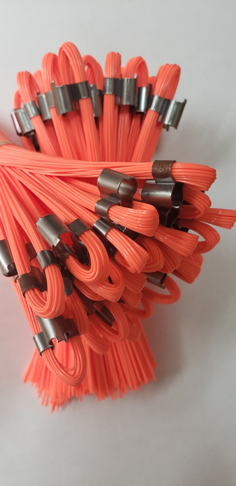 Stake Whiskers 6″ Orange Glo 2-25 piece bundles (50pcs) For Survey Construction
