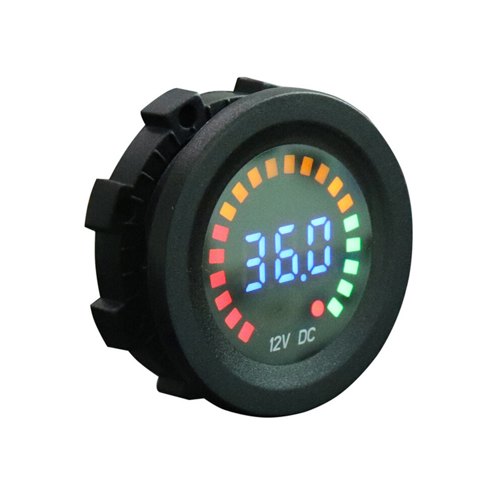 DC12V Color Screen Voltmeter DC LED Digital Display Car Voltage Monitor 5V-36V-