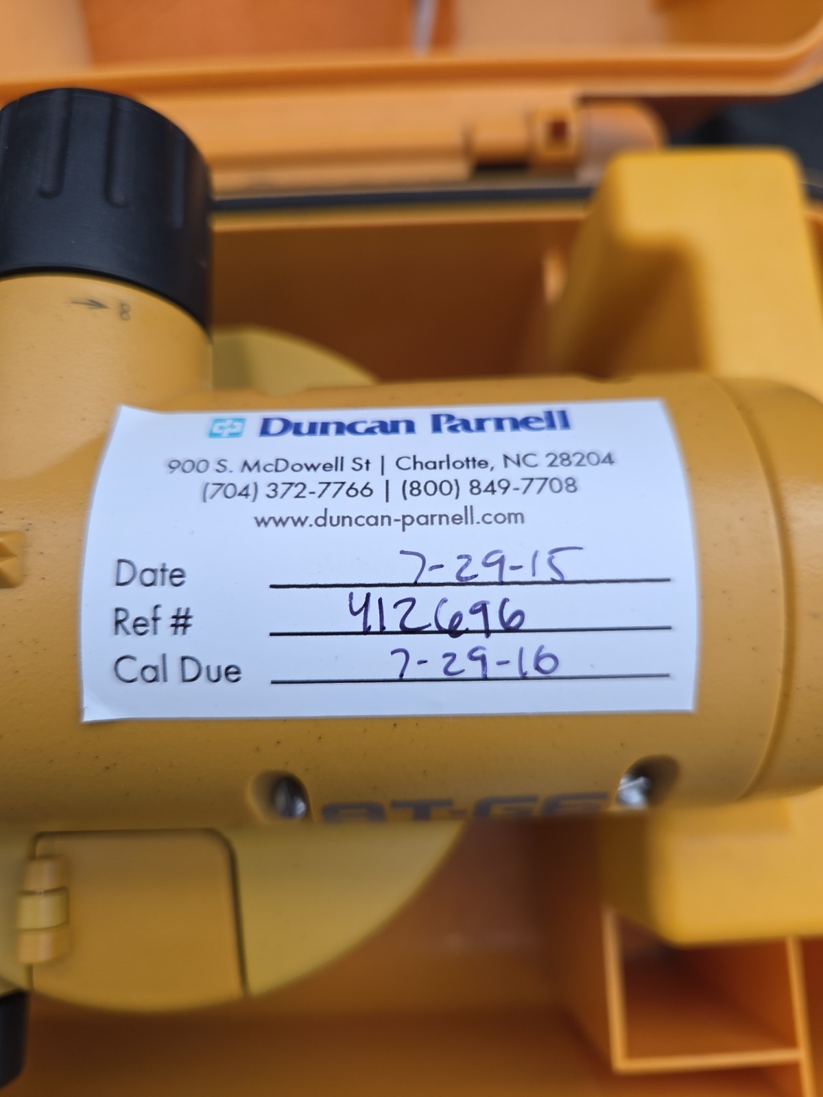 Topcon AT-G6 Automatic Level Surveyor Untested
