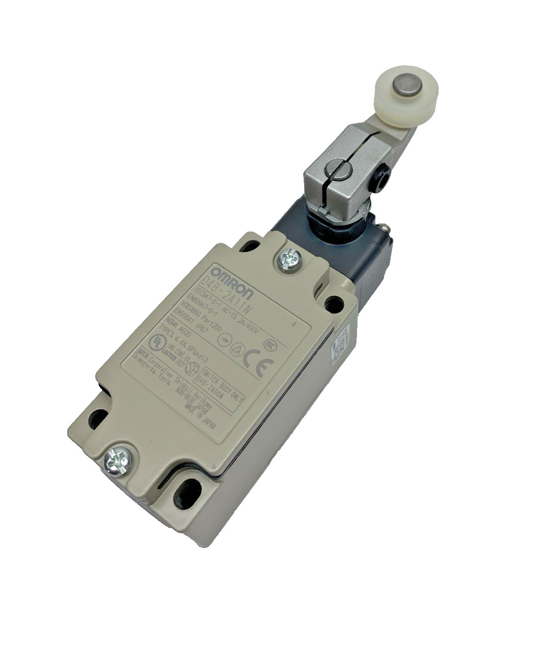 D4B-2A11N, OMRON Limit Switch, 2A/400V