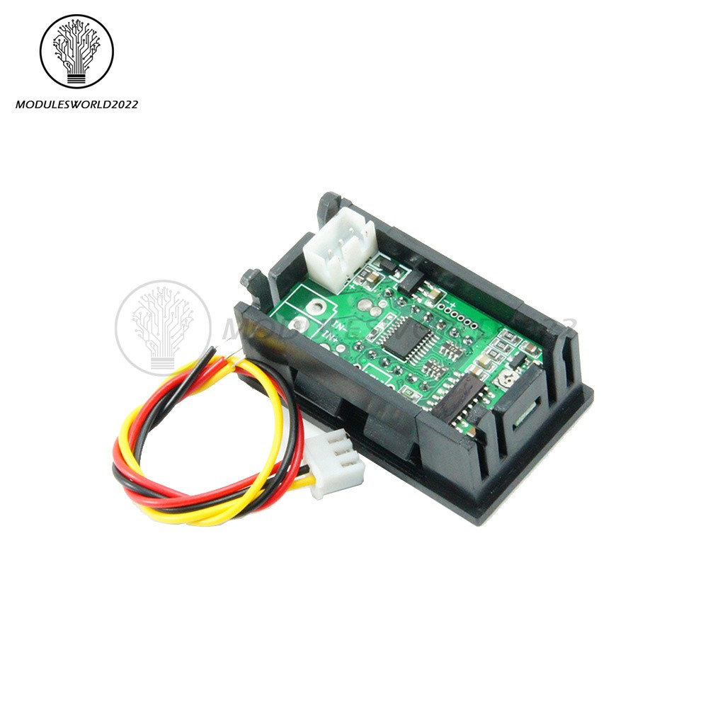 DC0-33V 0.36 inch LED Display 3 Wire 5 Digit High-precision Voltmeter 3 Color