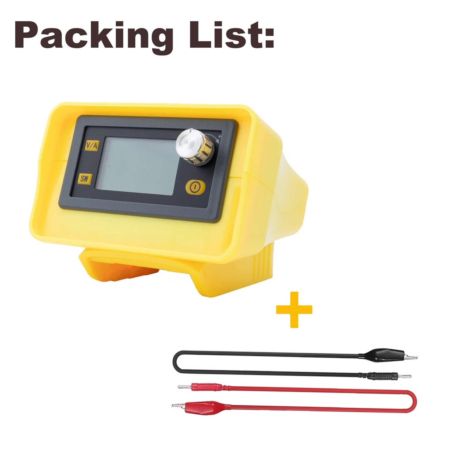 DC Power Supply Adjustable Voltage Digital Display For Dewalt 20V MAX Battery US