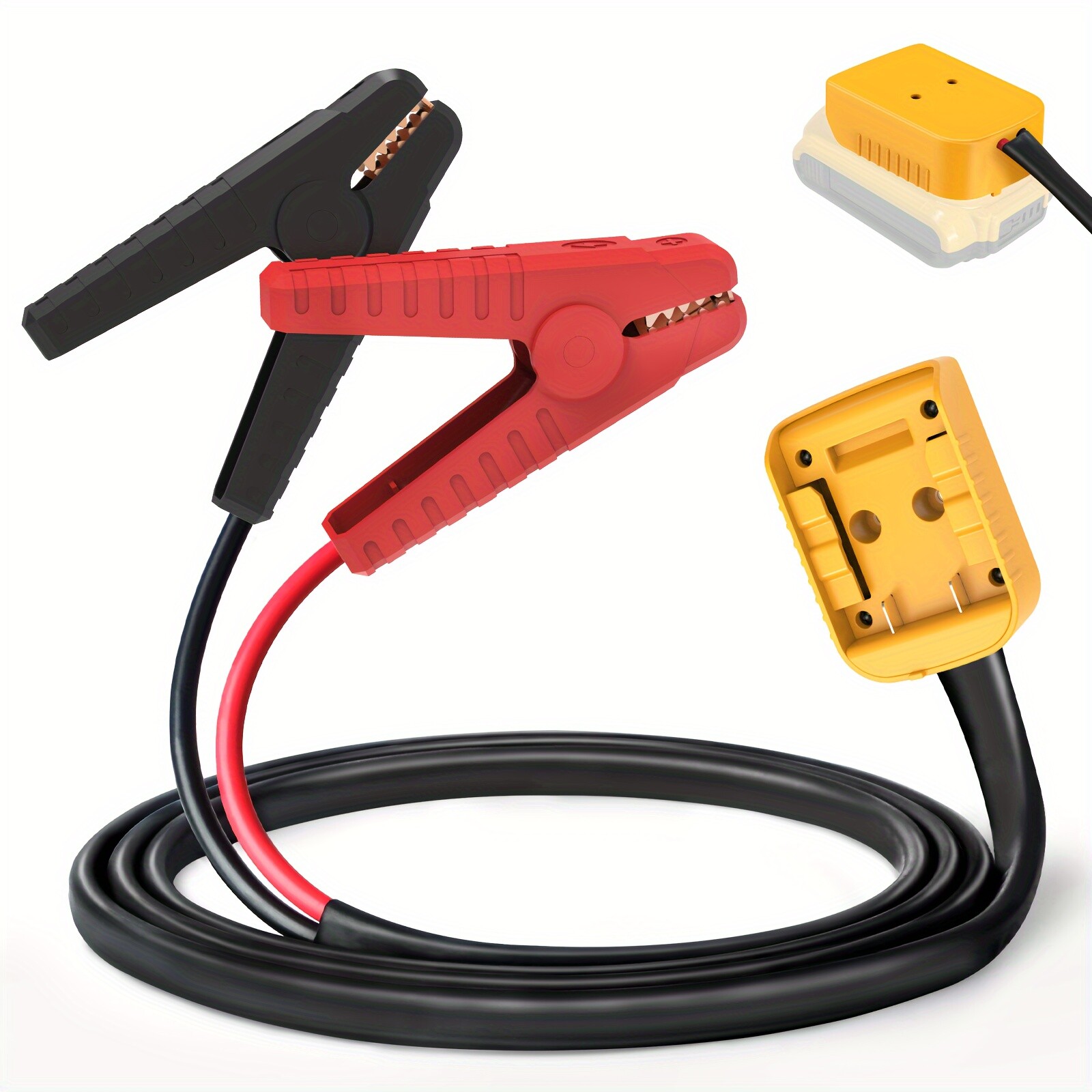 For Dewalt 18v/20v Dcb Battery, 12AWG 5.9ft Jumper Cables for Car Starter