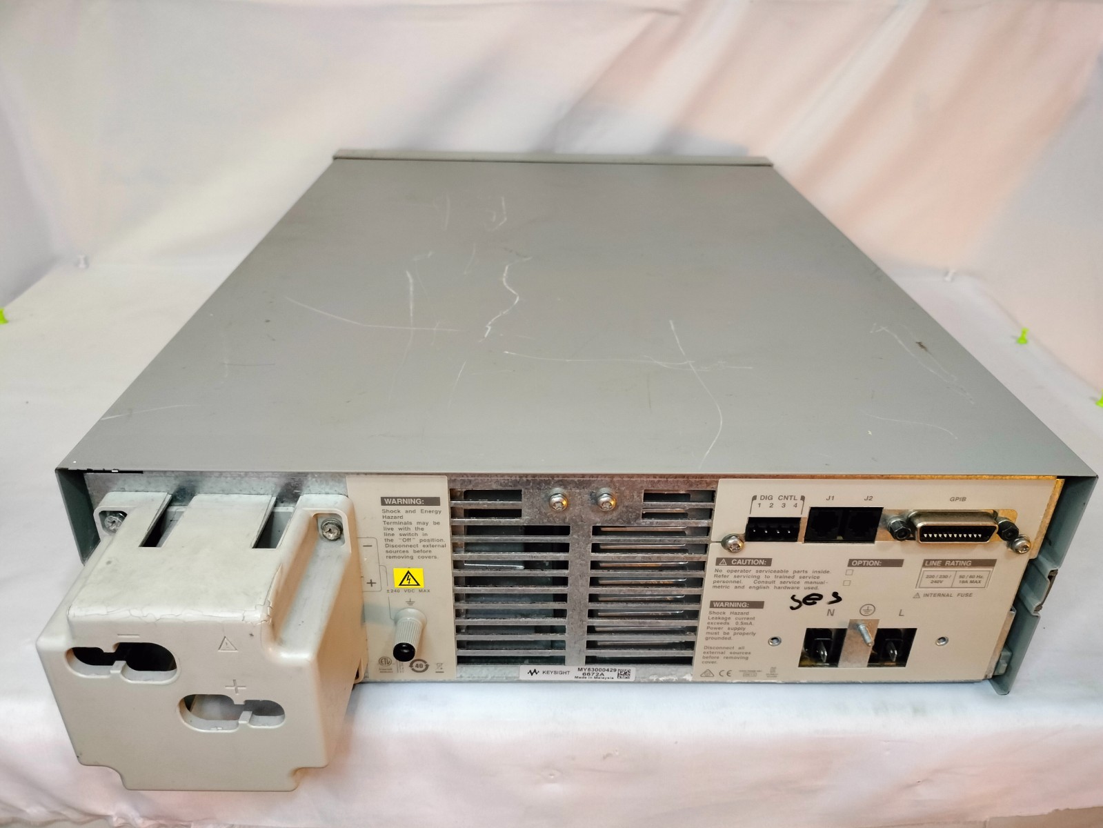 Keysight 6672A System DC Power Supply 0-20V/0-100A Made in Malaysia MY53000429