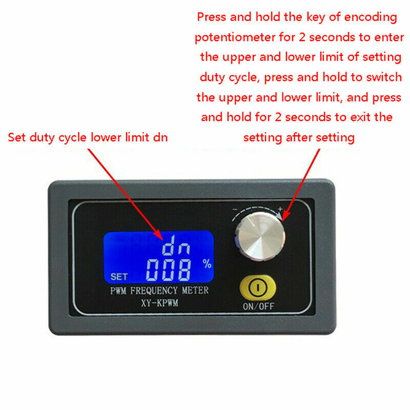 XY-K Adjustable PWM Signal Generator 1-Channel 1Hz-150KHz Pulse Frequency Duty