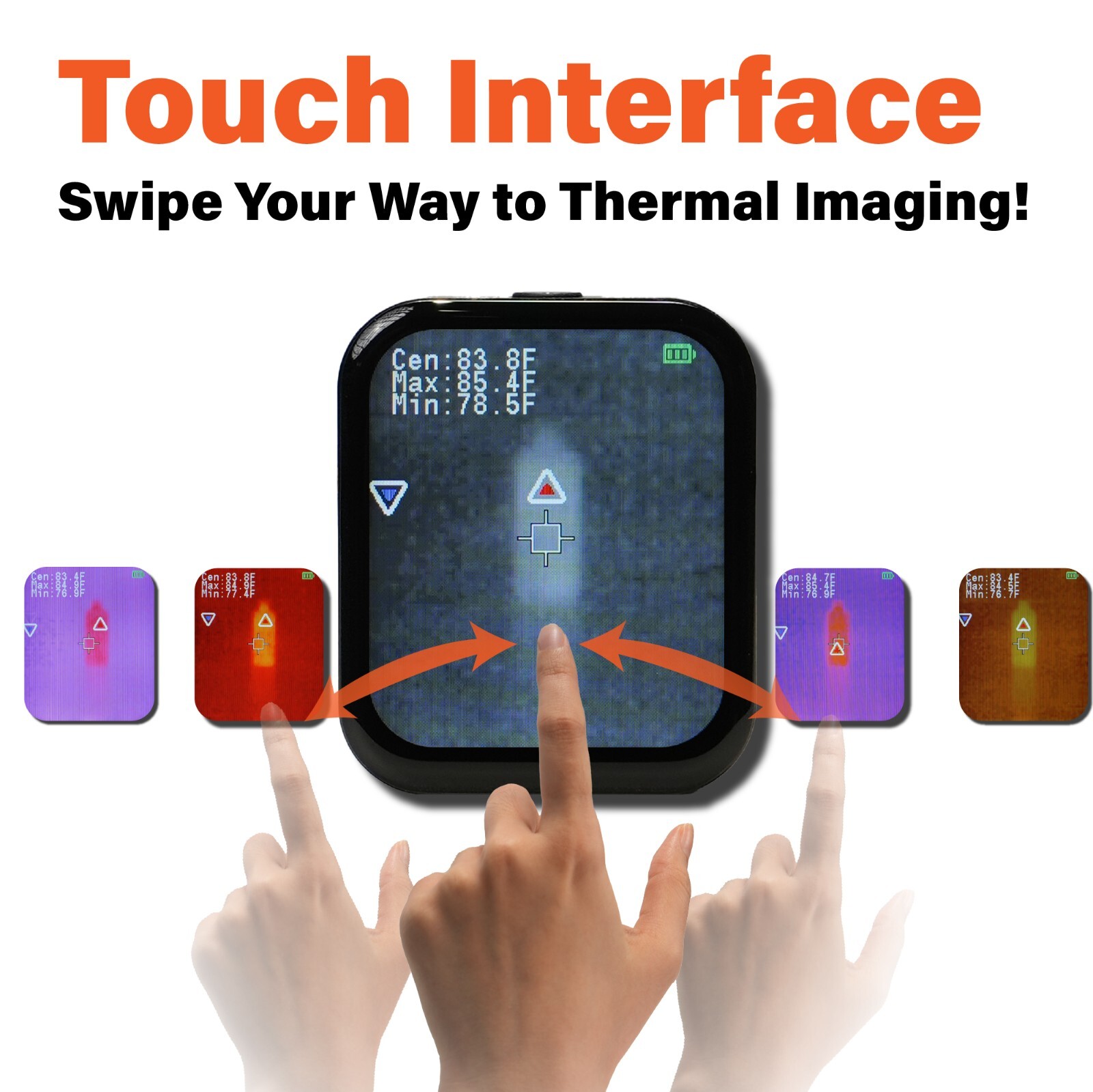 Thermal Imaging Camera IR Resolution 80×60 Infrared Thermal Imager Touchscreen