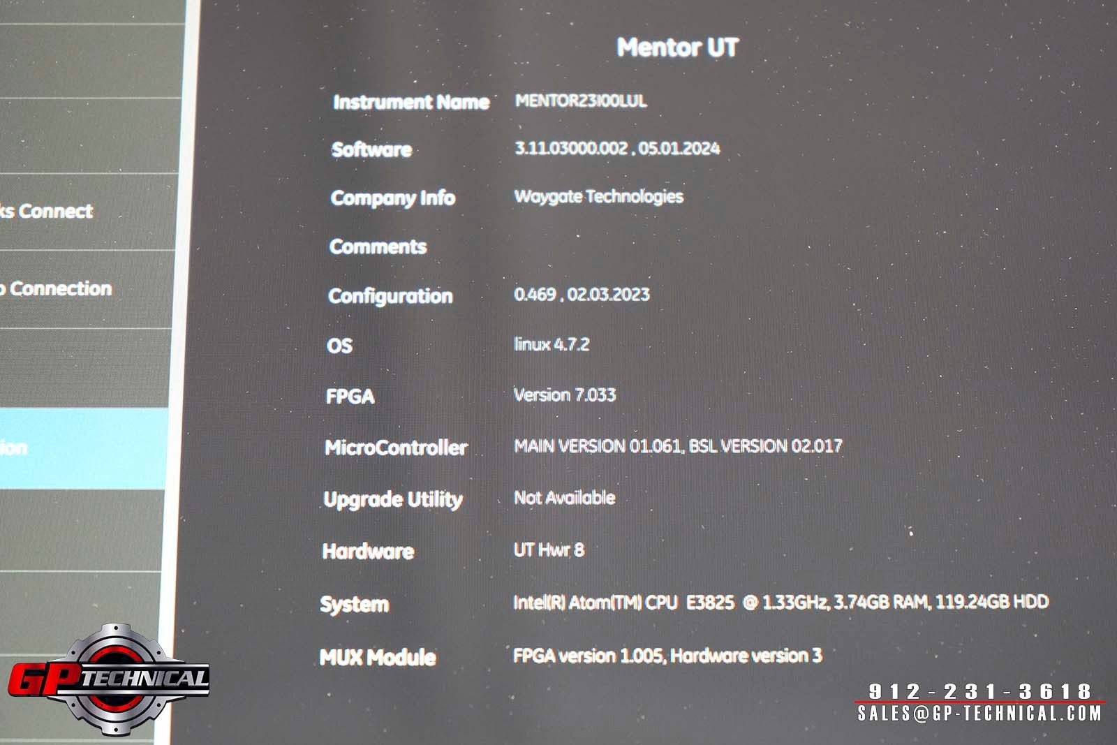 Waygate Technologies Mentor UT w/32:128 Phased Array MUX Module – Evident Zetec