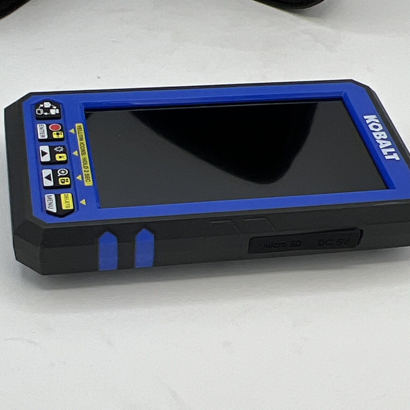 Kobalt Digital Inspection Camera Borescope Flexible Shaft LCD Display MicroSD