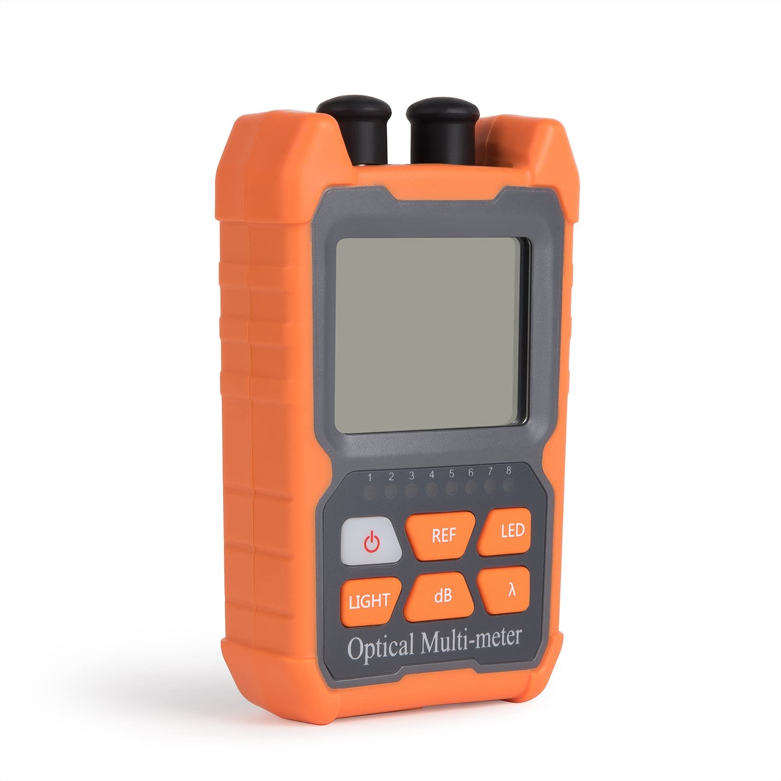 OFCN Mini 4 in 1 Portable Optical Power Meter with Visual Fault small, Orange