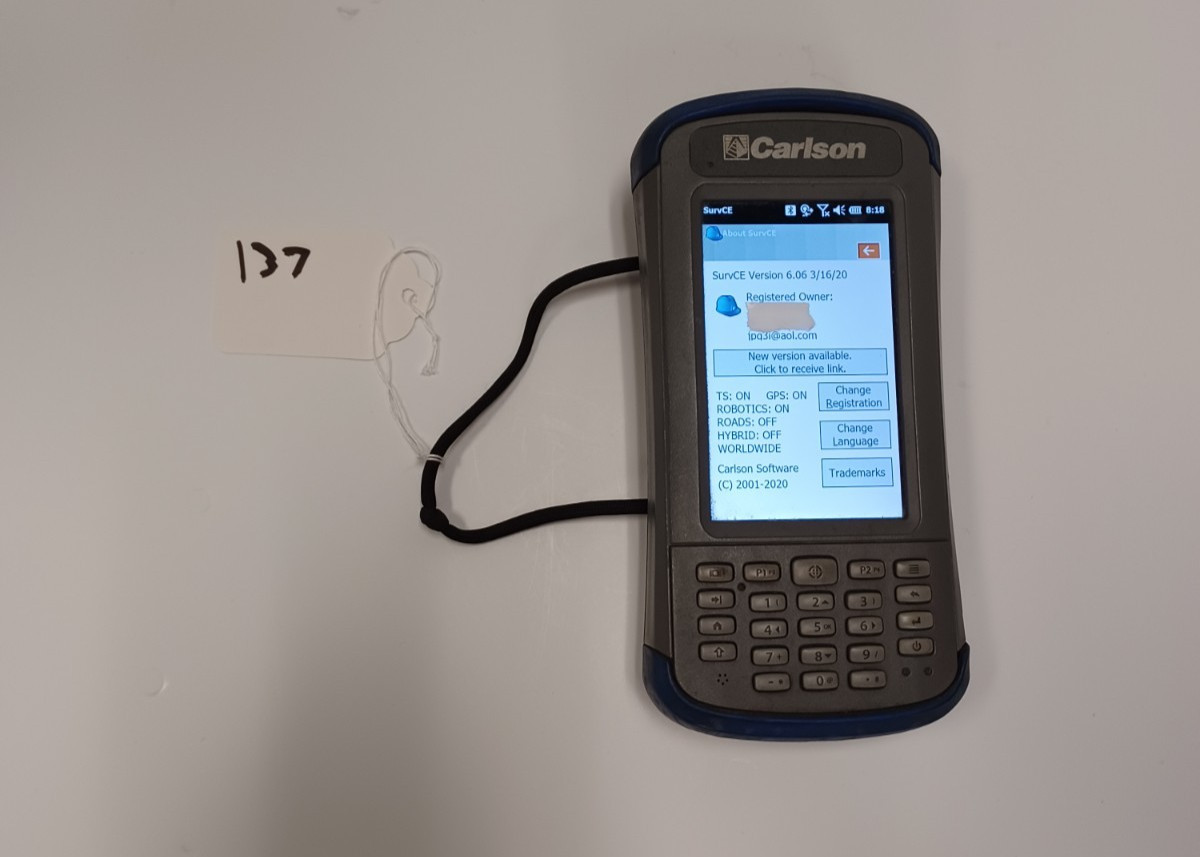 Carlson Mini II Data Collector w/ SurvCE 6.06 | #137