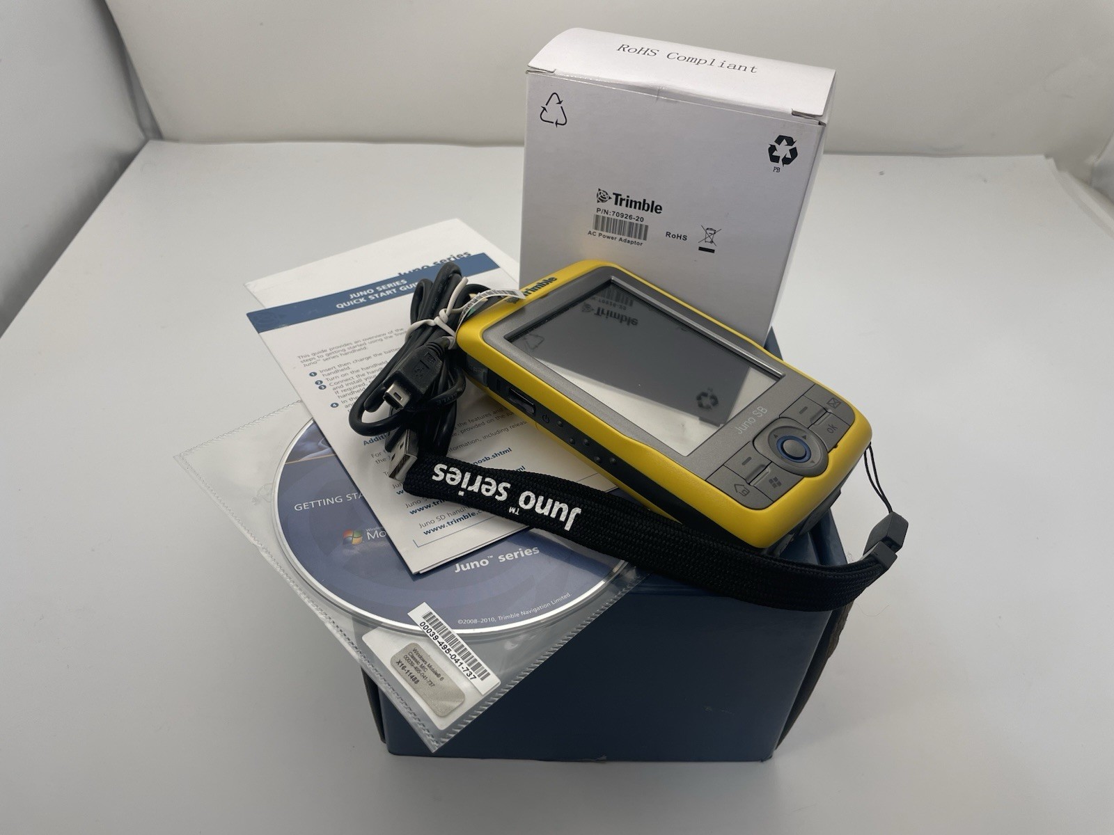 Trimble Juno SB GPS Mapping Data Collectors 66411-00 with Accesories in Box