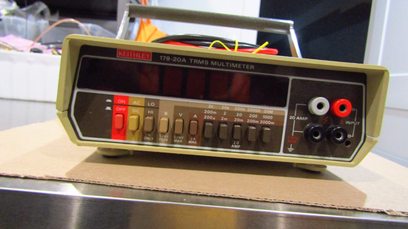 Keithley 179-20A Multimeter, 20A current test meter, with test lead (30A)