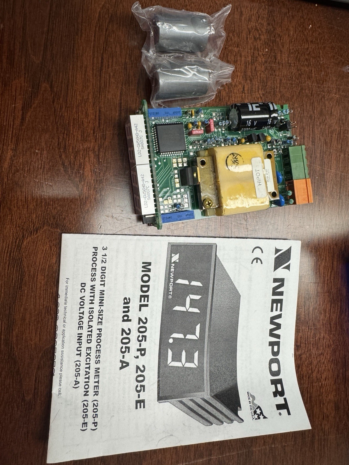 Newport 3 1/2 Mini Size Panel Process Meter Model 205-PA1 RC0