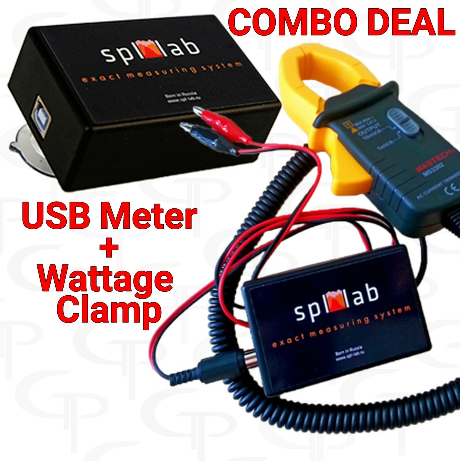 SPL LAB Usb Bass db Meter 2nd Edition + wattage clamp Sound Pressure measuring