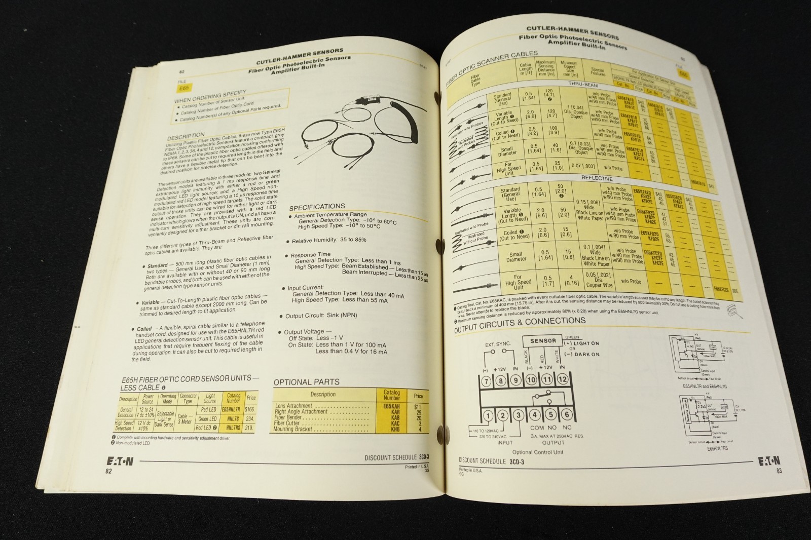 Cuttler-Hammer Sensor/Limit Switch Catalog 1985 Vintage Eaton Corp