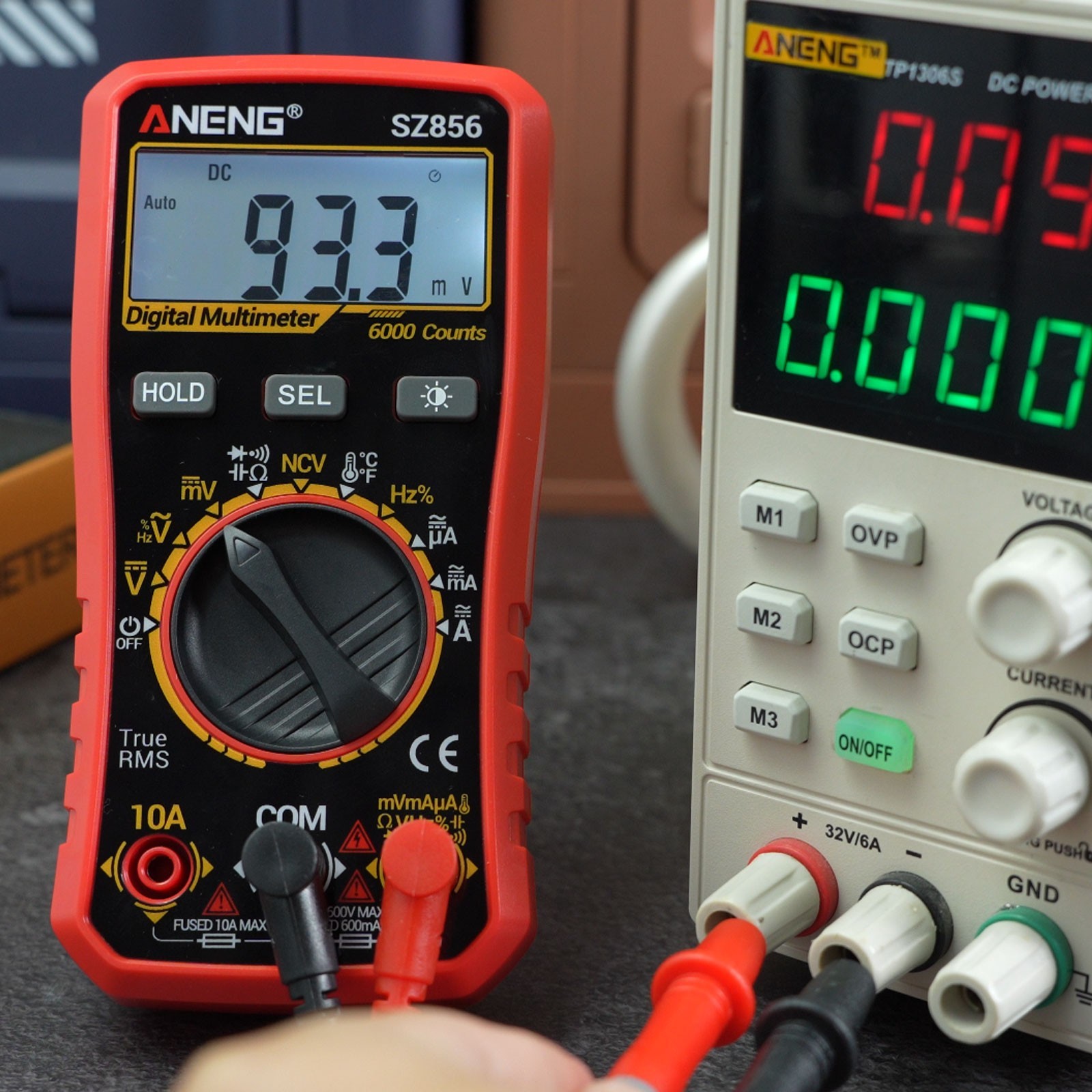 ANENG Digital Multimeter True RMS 6000 Counts Auto Ranging AC DC Voltage Tester