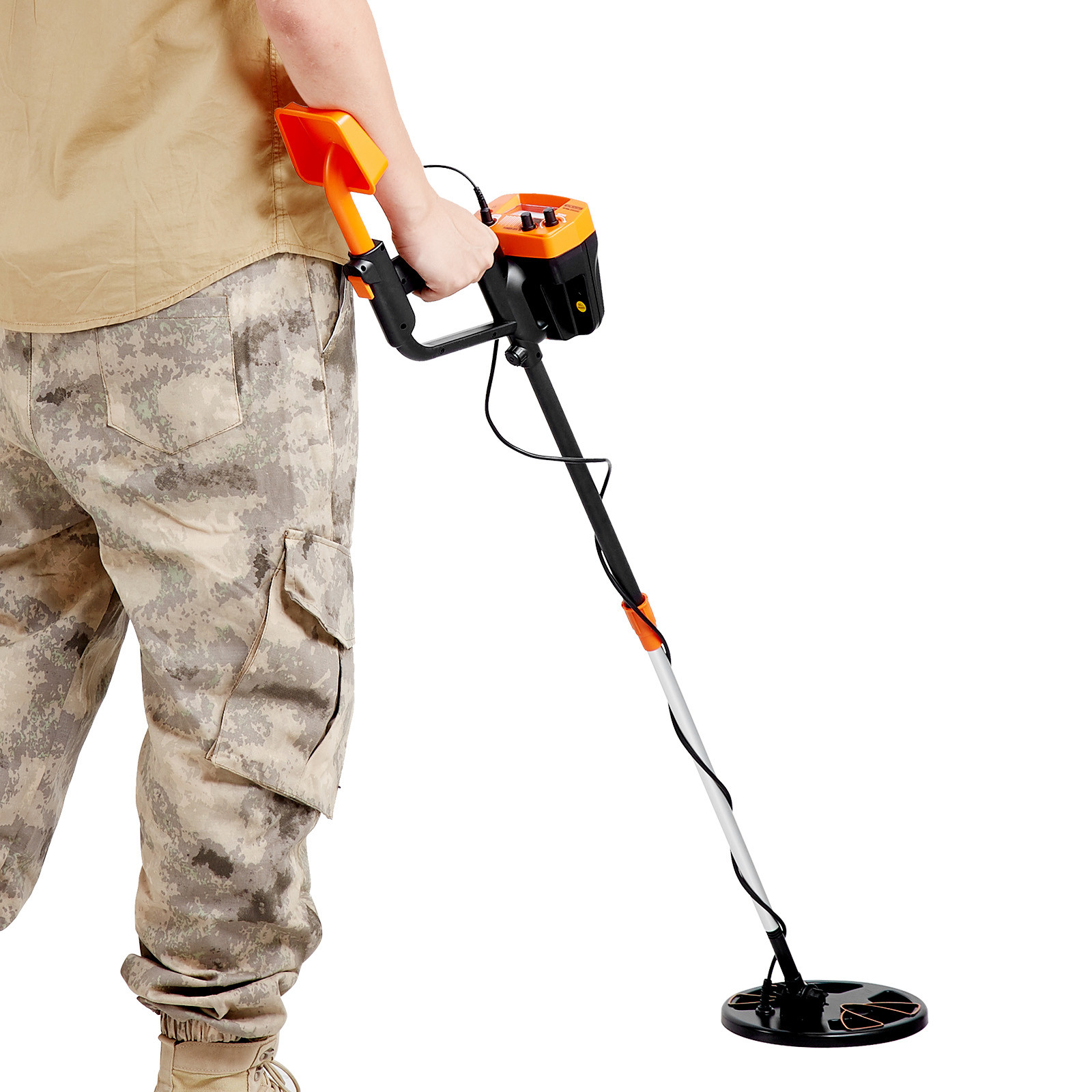VEVOR Metal Detector for Adults Professional Gold Detector 8 in IP68 Waterproof