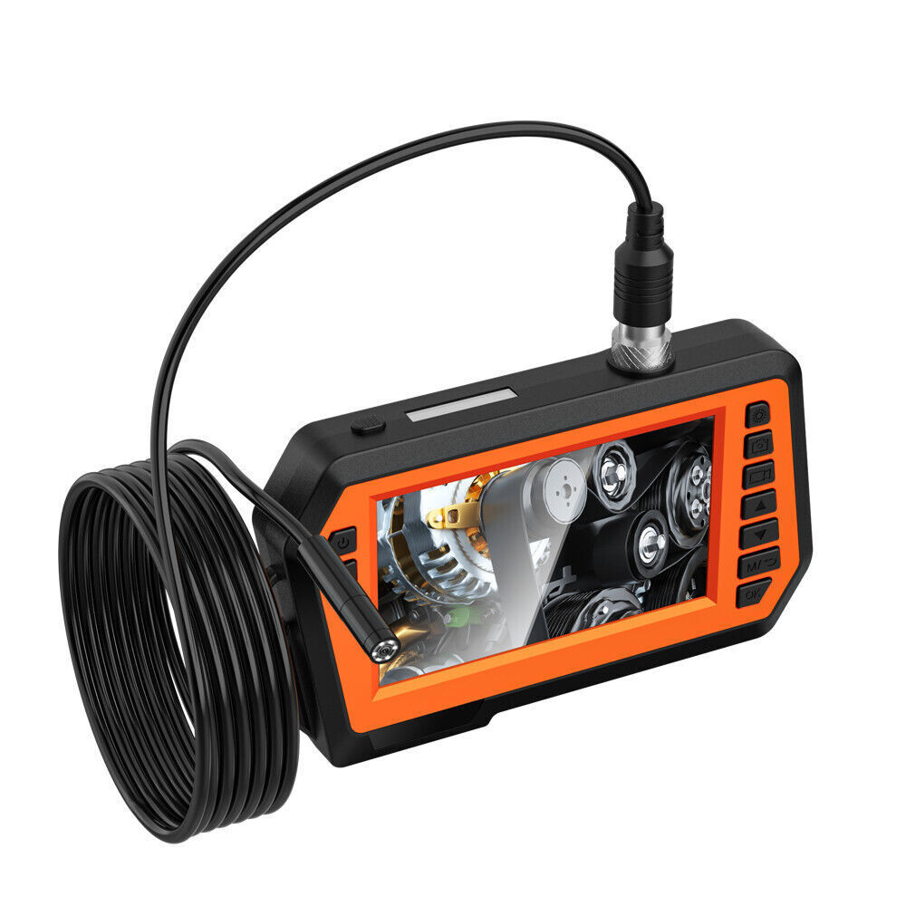 5m HD 1080P Industrial Sewer Drain Endoscope 4.3inch 8mm Pipe Inspection Camera