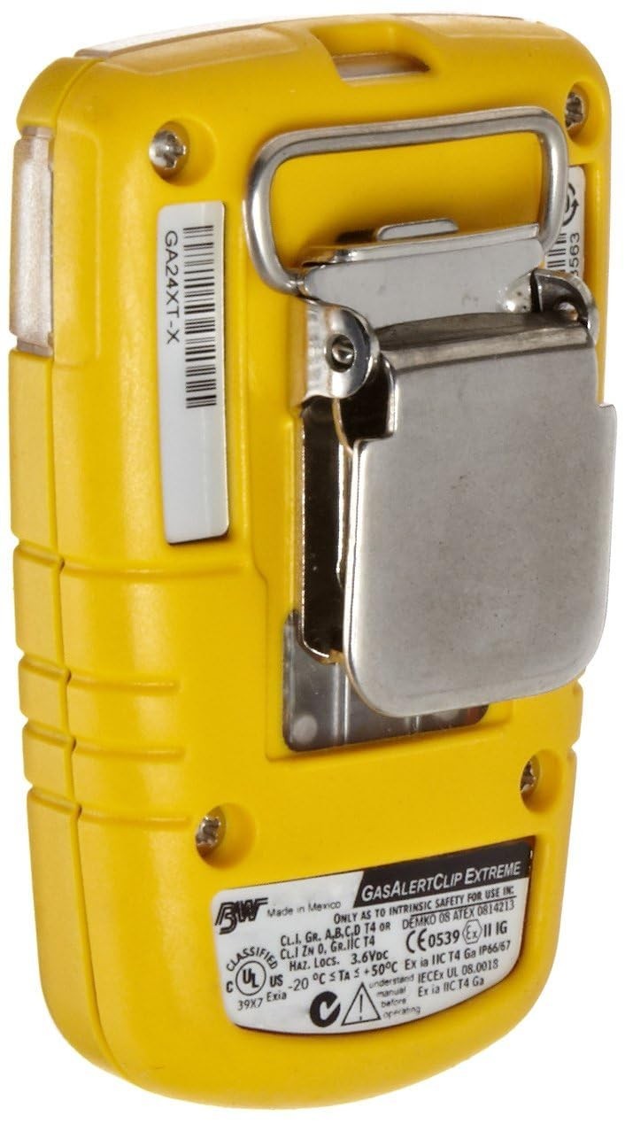 BW Technologies Corded Electric BWC2-H Clip Single Gas H2S Monitor, 1 Pack