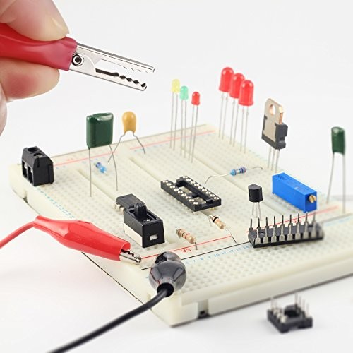 4 Pcs Alligator Clips Electrical 40 Inches Test Leads With Alligator Clips