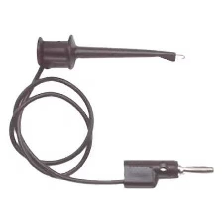 Pomona Electronics 3782-36-02 Test Leads, Black, 300 V, 20 Awg, 36 In