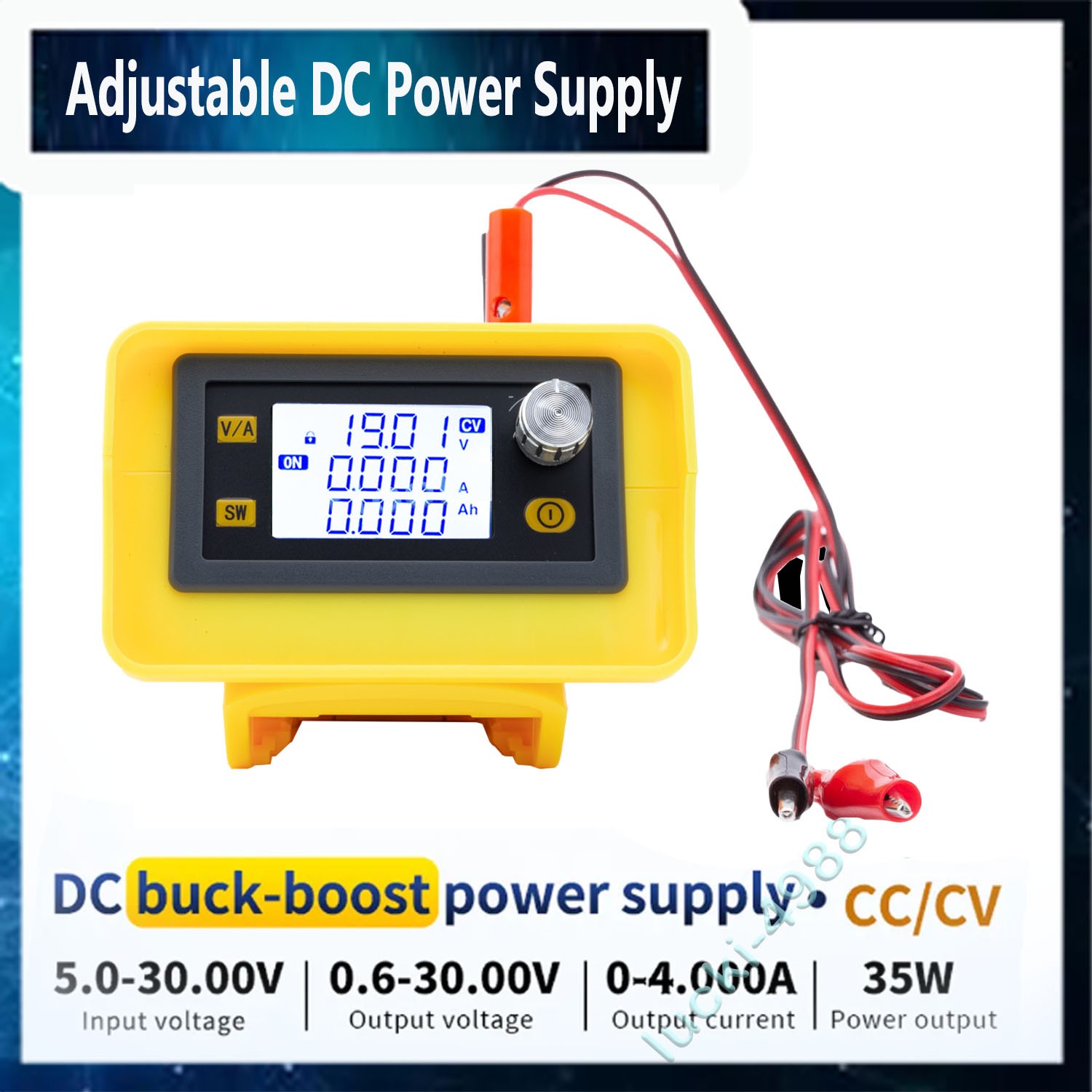 For Dewalt 18V 20V Battery Adjustable Switching Power Supply 30V Digital Display