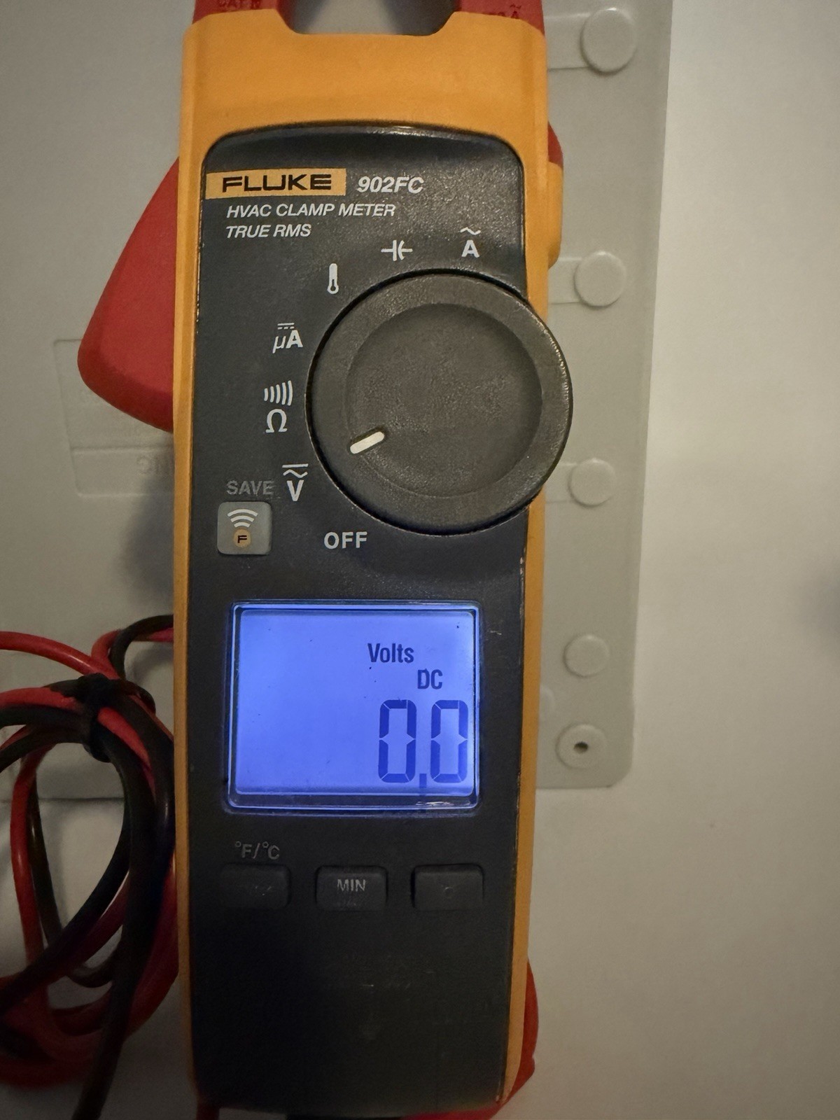 Fluke 902FC True RMS HVAC Clamp Meter TESTED As-Is No Temp Probe Free Shipping