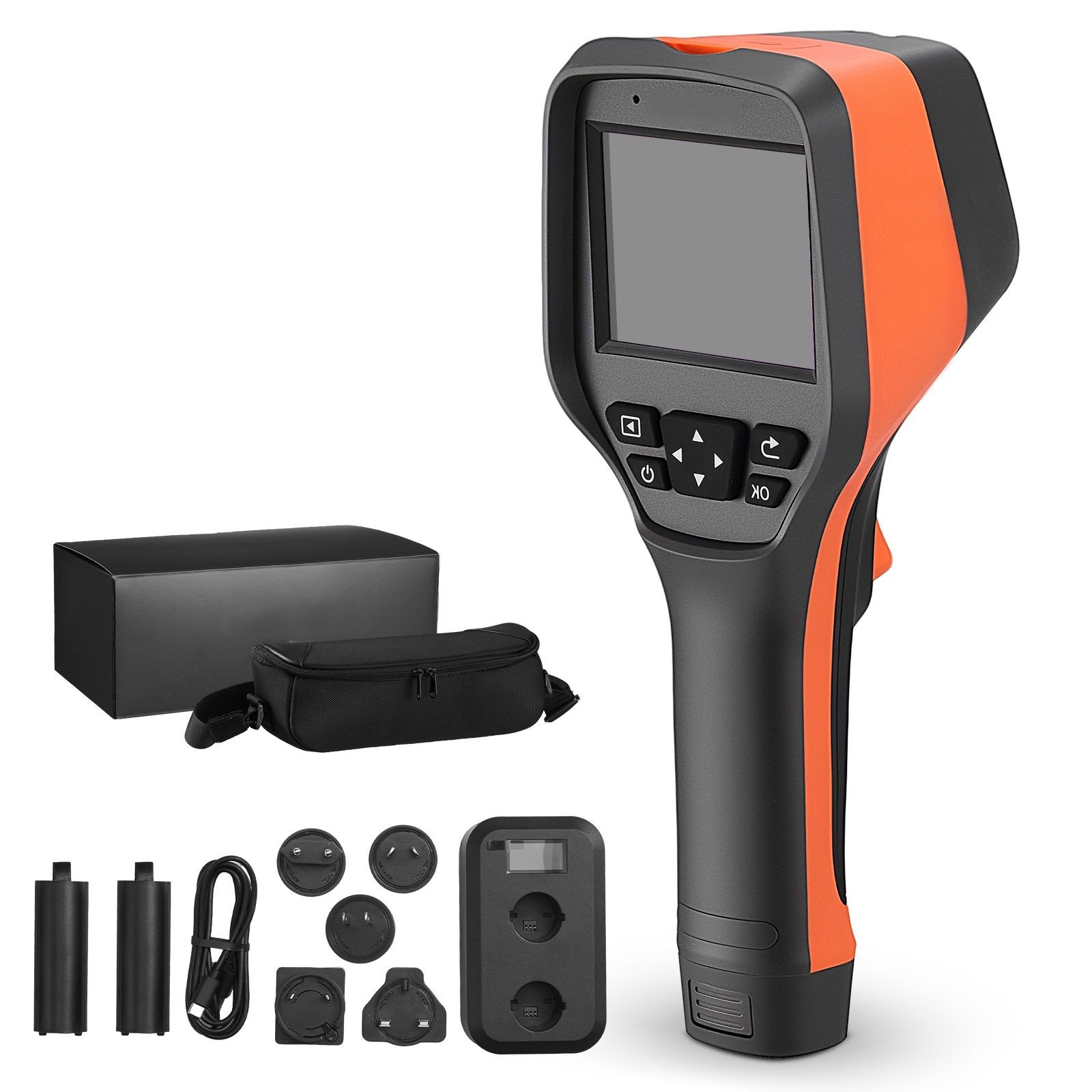 Handheld Thermal Camera 256×192 IR, 2MP Visual, 3.5in Touchscreen