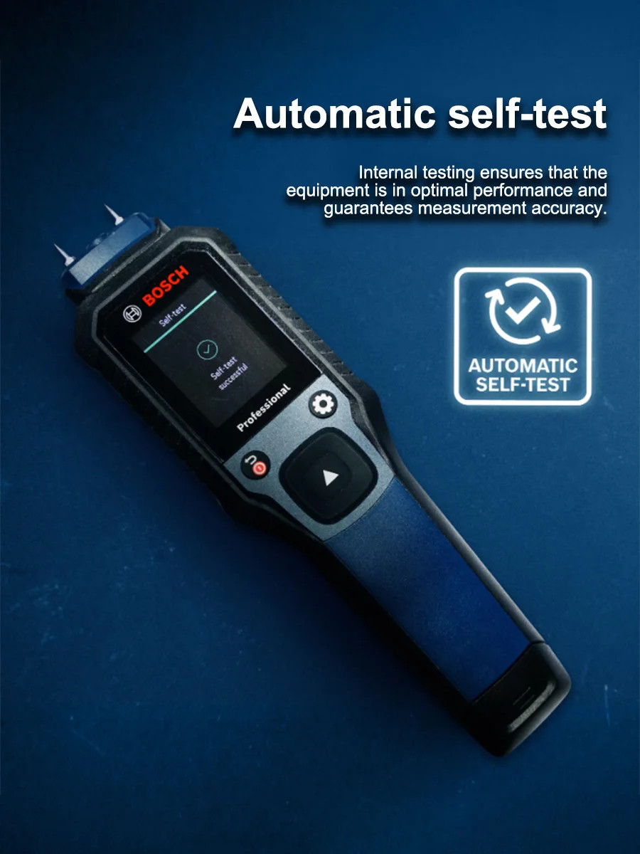 Bosch GMP2-15 Wood Moisture Meter Hygrometer LCD Brick Timber Damp Detector IP65